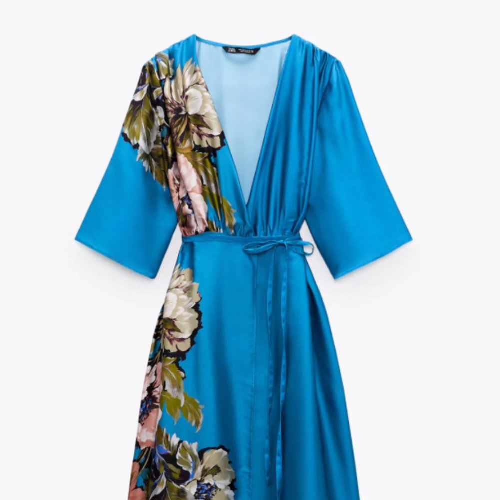 Zara Floral Wrap Dress